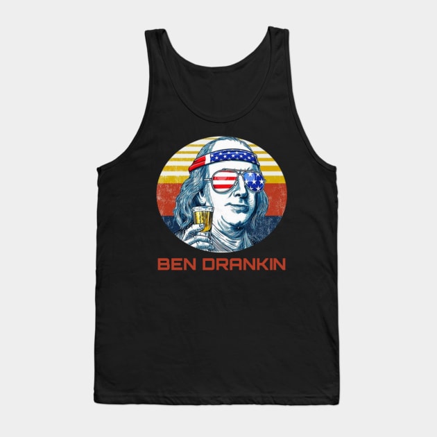 ben drankin 4th of july Tank Top by ERRAMSHOP